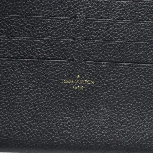 LOUIS VUITTONEpi Pochette Felicie Black Noir Card Holder